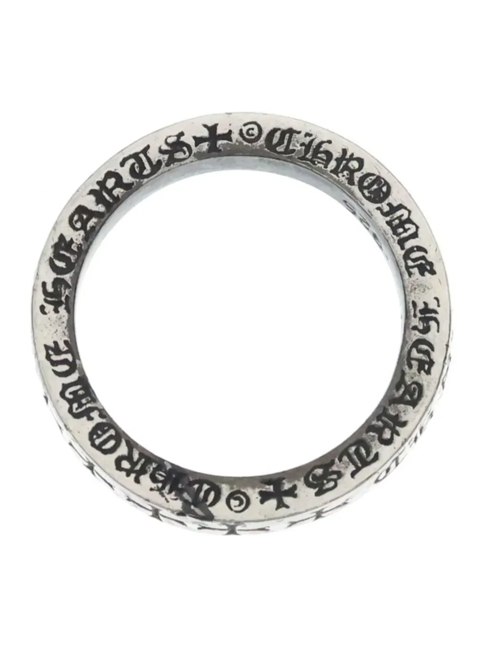 Chrome Hearts Spacer You Ring Silver